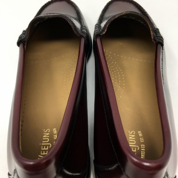 Bass Weejuns Men Whitney Cordovan Penny Loafer 9.5 - Picture 5 of 13